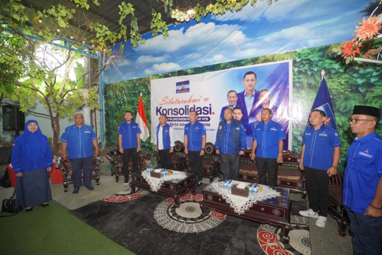 DPC Partai Demokrat Kabupaten Bima Silaturahmi dan Konsolidasi Bersama PLT Ketua DPD NTB
