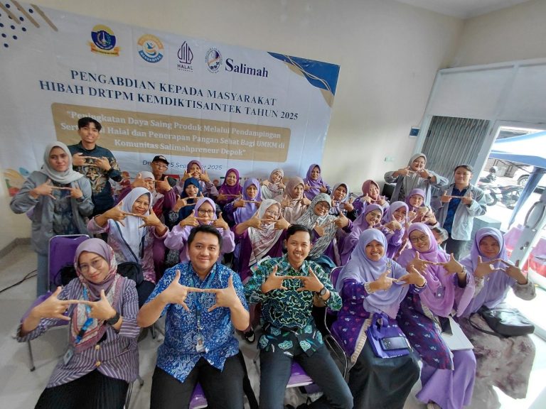 Dosen IKTJ Dampingi UMKM Salimahpreneur Depok Perkuat Sertifikasi Halal dan Keamanan Pangan