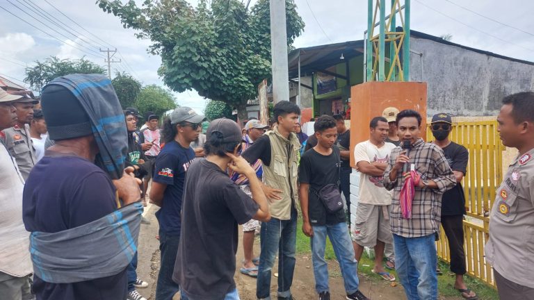 Aliansi Pemuda Demo Dugaan LPJ Fiktif Desa Sanolo Tahun 2020/2025.
