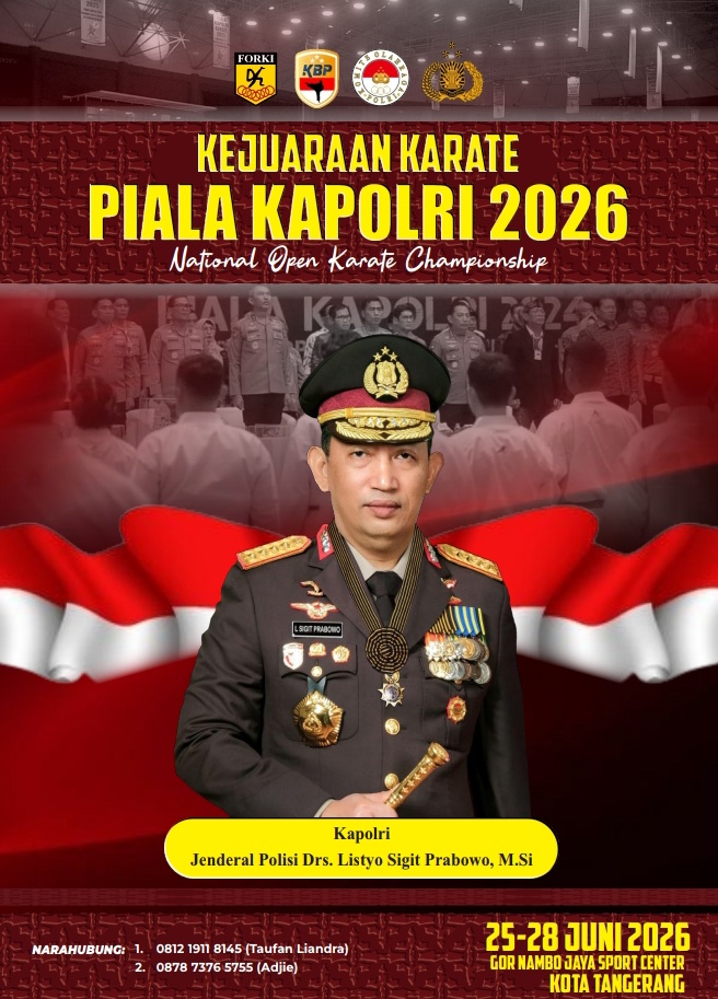 Piala Kapolri 2026 Jadi Panggung Atlet Karate, Junjung Sportivitas dan Prestasi