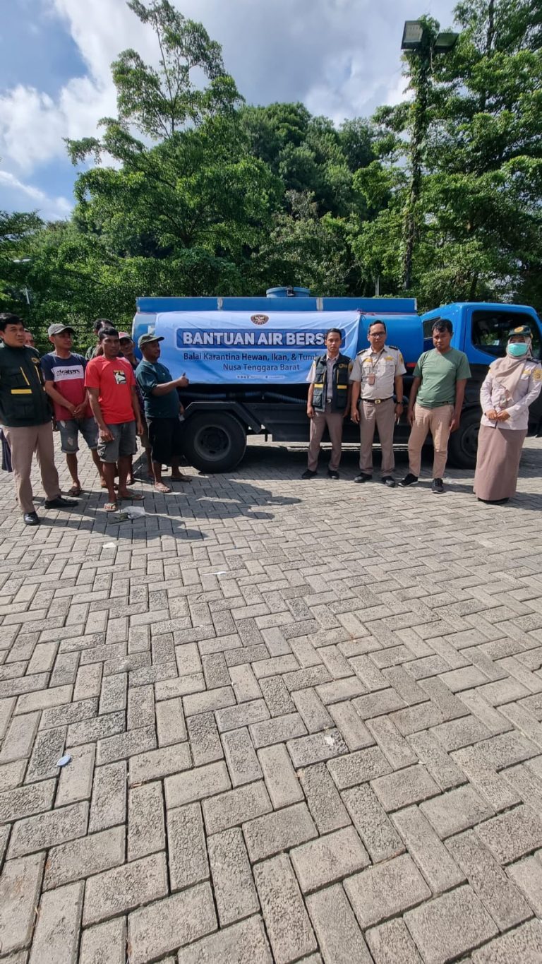 APPSBDI Apresiasi Karantina dan BPBD NTB atas Bantuan Air Bersih 5.000 Liter untuk Sapi di Gili Mas