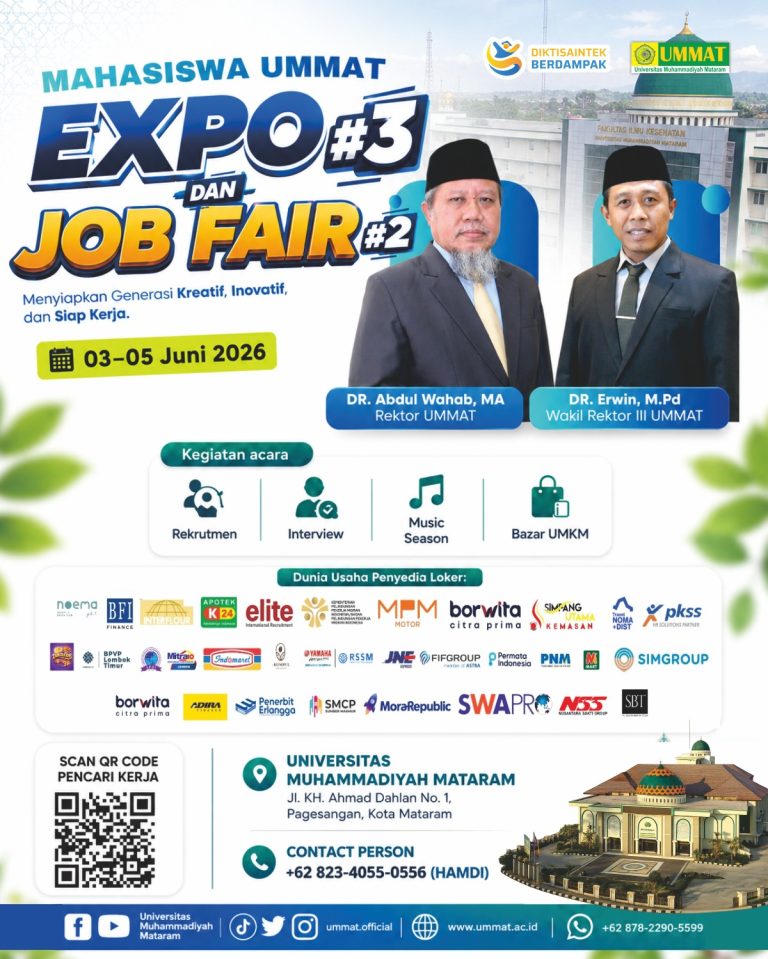 Mahasiswa UMMAT Expo 3 dan Job Fair 2 Hadirkan 1.000 Lowongan Kerja