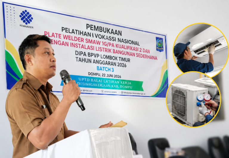 BLK Dompu Buka Pelatihan Teknisi AC, Kuota 16 Peserta Gratis