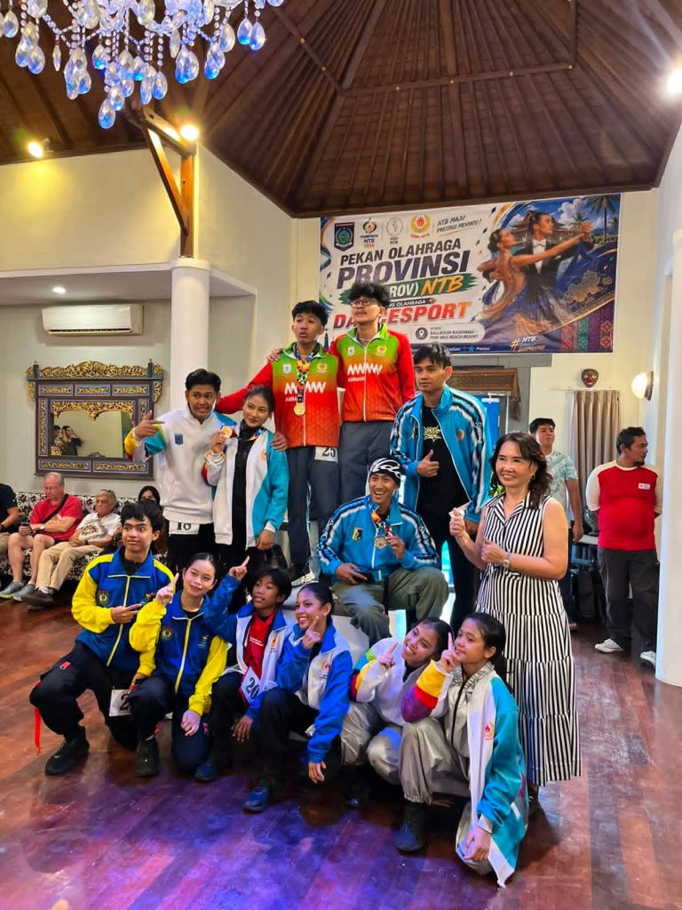 Dance Sport Ukir Prestasi, Lombok Timur Kantongi Medali Perak di Porprov XII NTB 2026