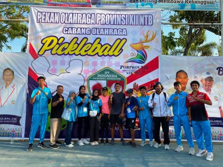 Pickleball Lombok Timur Sumbang Medali Emas dan Perak di PORPROV XII NTB 2026
