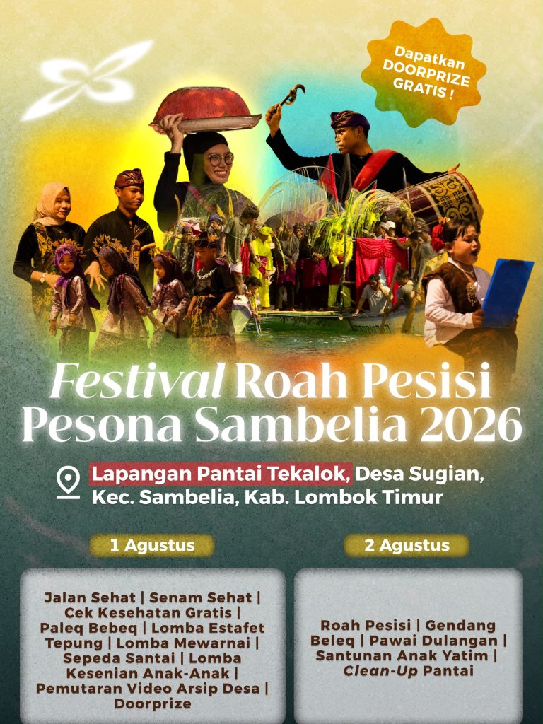 Festival Roah Pesisi Pesona Sambelia 2026 Digelar Awal Agustus, Angkat Budaya dan Potensi Lokal