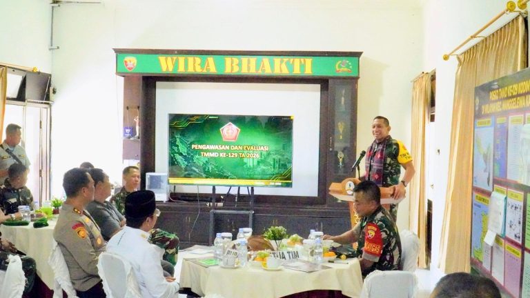 Tim Wasev TMMD ke-129 Tinjau Pelaksanaan Program di Tiga Desa di Dompu