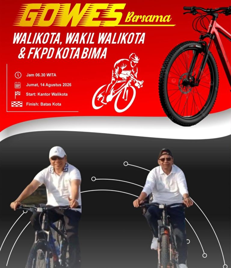 Ayo Gowes Bersama, Sehat Badan dan Kuatkan Kebersamaan di Kota Bima