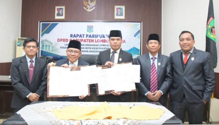 KUA-PPAS 2027 Lombok Utara Disepakati, Lima Sektor Jadi Prioritas