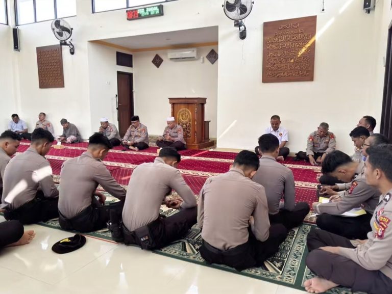Binrohtal Rutin Polres Bima Kota, Perkuat Mental dan Integritas Personel