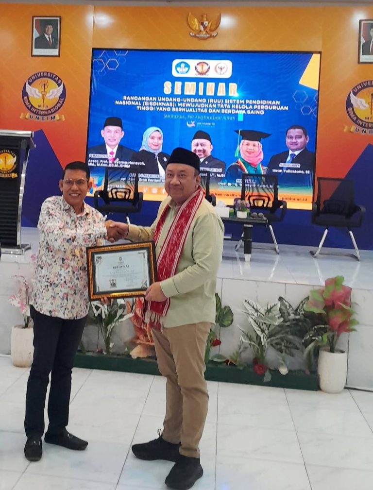 UNBIM Bahas RUU Sisdiknas, Dorong Penguatan Tata Kelola Perguruan Tinggi