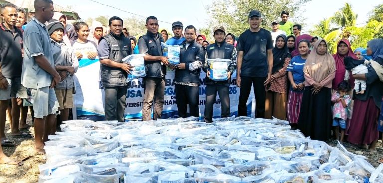 UMMAT Hadir untuk NTT, 500 Paket Sembako Disalurkan kepada Korban Gempa