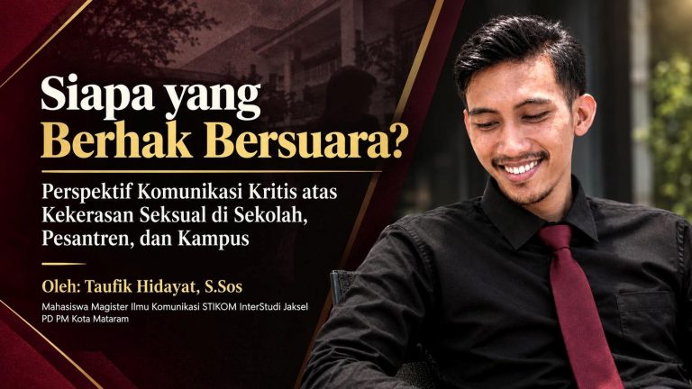 Siapa yang Berhak Bersuara? Perspektif Komunikasi Kritis atas Kekerasan Seksual di Sekolah, Pesantren, dan Kampus